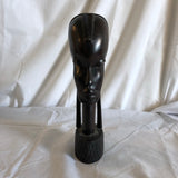 Handmade African Woman Ebony Wood Statue