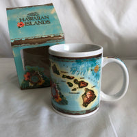 The Hawaiian Islands Vintage Map Coffee Mug