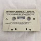 Greatest Songs Of America For The U.S. Olympic Team Cassette Tape