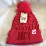 Juicy Couture Pom Pom Beanie & Gloves Set