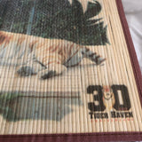 3D Tiger Haven Anniversary Bamboo Placemats Set Of 3