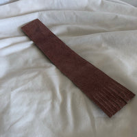Memories of York Burgundy Leather Bookmark