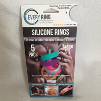 Every Ring Silicone Rings Size Large 5 Pack