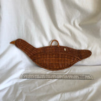 Straw Goose Hanging Wall Pocket