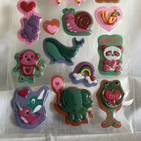 Valentine’s Day 3D Puffy Stickers