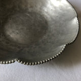 Decorative Silver Tone Handmade Bowl