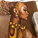 African American Lady with Locs Puzzle