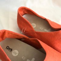 OTZ-300GMS Shoes - Coarse Linen - Coral - Size Men 9/Women 12