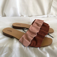 Multi-Colored Suede Sandals - Urban Outfitters - Women’s Size 10