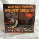 Old Time Radio’s Greatest Detectives 20 Audio Cassettes