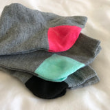 Women’s Athletic Socks - Grey - Size 5-9