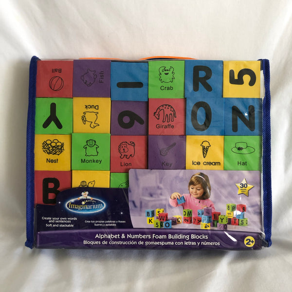 Imaginarium Alphabet & Numbers Foam Building Blocks