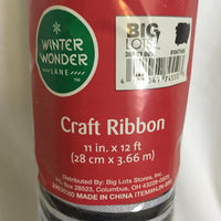 Winter Wonder Lane Craft Ribbon