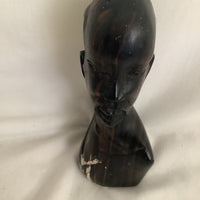 African Wood Carved Man Sculpture