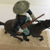 Vtg The Rescue Money American Express Travelers Chequers Cowboy Figurine