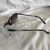 Black Sunglasses Purple Lense