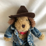 Cowboy Dog With Jean Outfit Plush