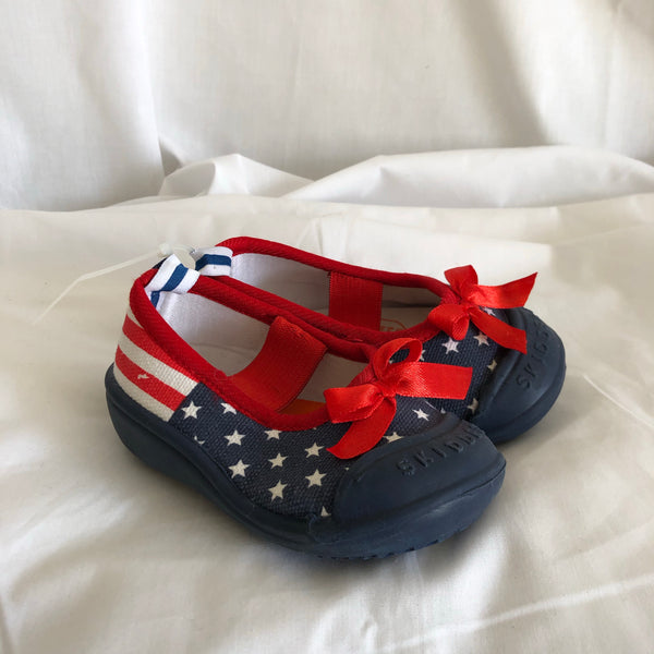 American Flag Shoes by Skidders - Kids Size 12M