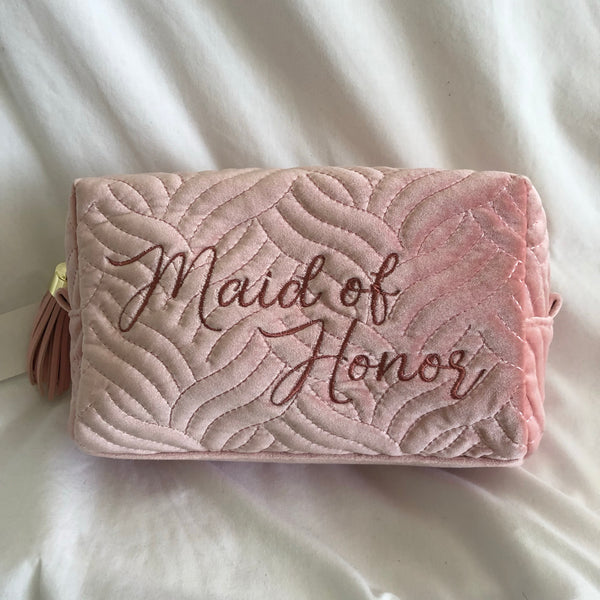 ‘Maid of Honor’ Makeup Pouch