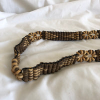 Wood Bead Belt