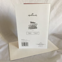 Mickey Mouse Birthday Card - Envelope And Keychain Included