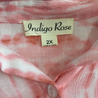 Indigo Rose Buttoned Shirt- Women’s Size 2X