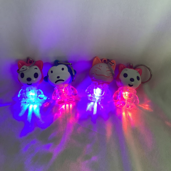 Light Up Keychain Set of 4