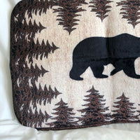 Bear And Pines Bath Mat