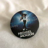 Michael Jackson Button Pin