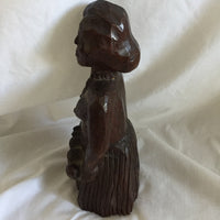 Pacific Islander/Asian Wood Woman Carving