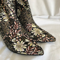 Floral Heel Boots - Urban Outfitters - Women’s Size 7