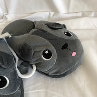 Moosh Moosh Slippers - Grey Puppy