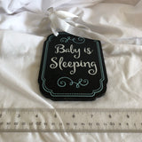 'Baby Is Sleeping' Doorknob Hanger