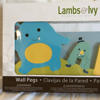 Wall Pegs - Alpha Baby by Lambs & Ivy