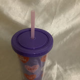 Boston Warehouse Tumbler/ Straw 22 Oz